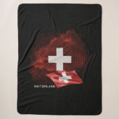 Zwitserland vlag sherpa deken (Voorkant)