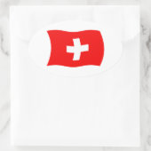 Zwitserland Vlag Sticker (Tas)