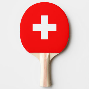 Zwitserland Vlag Tafeltennisbatje