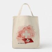 Zwitserland vlag tote bag (Achterkant)