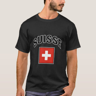 Zwitserland vlag trots Zwitsers in het Frans T-shirt