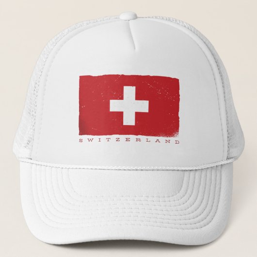 ZWITSERLAND VLAG TRUCKER PET (Voorkant)