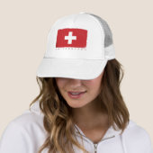 ZWITSERLAND VLAG TRUCKER PET (In situ)