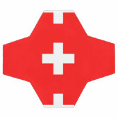 Zwitserland Vlag Voetbal (Enkel)
