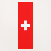 Zwitserland Vlag Yogamat (Voorkant)