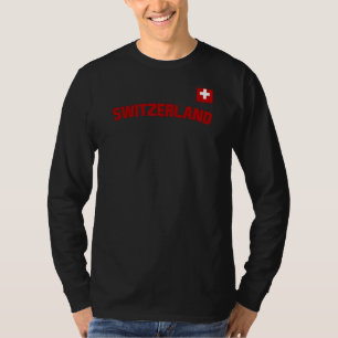 Zwitserland Vlag Zwitserland Pride International L T-shirt
