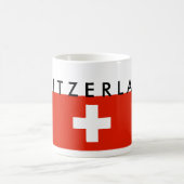 Zwitserland vlag Zwitserland zwitserland Koffiemok (Center)