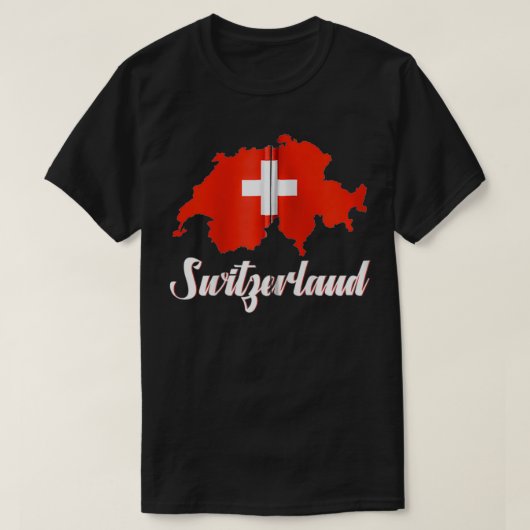 Zwitserland Vlag Zwitserse Mannen Vrouwen Kinder Z T-shirt (Design voorkant)