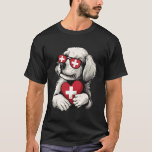 Zwitserland Vlag Zwitserse Roots 2 T-shirt
