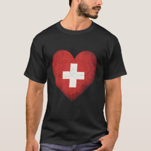 Zwitserland Vlag Zwitserse wortels 3 T-shirt