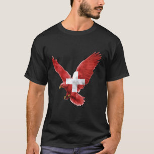 Zwitserland Vlag Zwitserse wortels T-shirt
