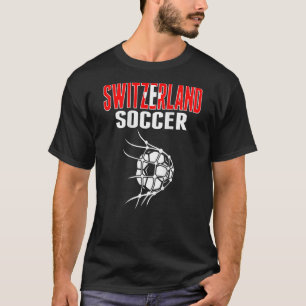 Zwitserland Voetbal in netto Zwitsers Football Su T-shirt