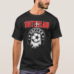 Zwitserland Voetbal Jersey - Zwitserse vlag Footba T-shirt