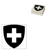 Zwitserland Wapen Rubber Stamp Rubberstempel (Gestempeld)