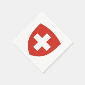 Zwitserland - Wapen Servetten (Hoek)