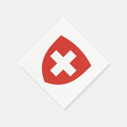 Zwitserland - Wapen Servetten (Hoek)