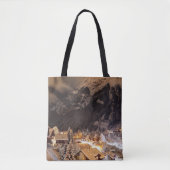 Zwitserland winter tote bag (Voorkant)