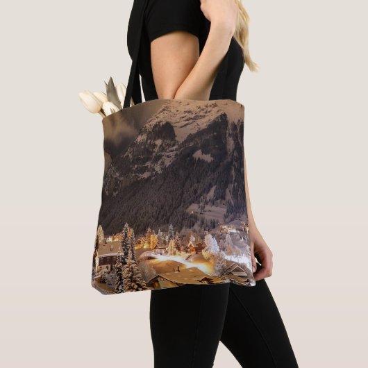 Zwitserland winter tote bag (Dichtbij)