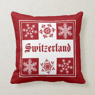 Zwitserland Winter Wonderland Ski Chalet Kussen