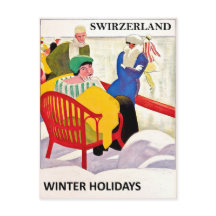 Zwitserland, wintervakantie, schaatsen, vintage
