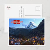 Zwitserland - Zermatt - Briefkaart (Voorkant / Achterkant)