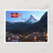 Zwitserland - Zermatt - Briefkaart (Voorkant)