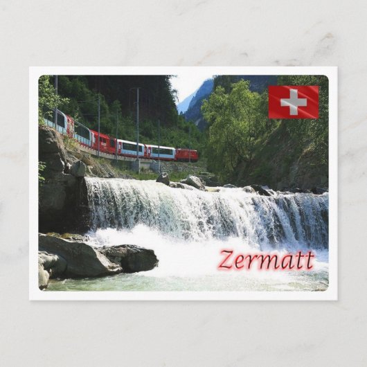 Zwitserland - Zermatt - Briefkaart (Voorkant)
