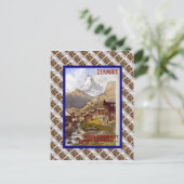 Zwitserland, Zermatt Briefkaart (Staand voorkant)