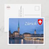 Zwitserland - Zürich - Briefkaart (Voorkant / Achterkant)