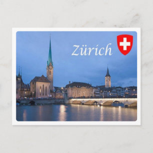 Zwitserland - Zürich - Briefkaart