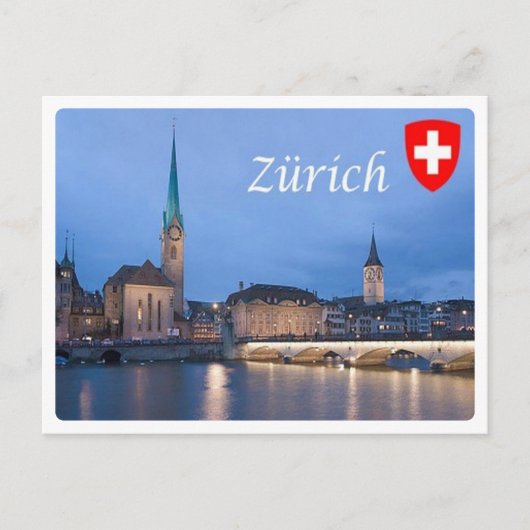 Zwitserland - Zürich - Briefkaart (Voorkant)