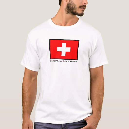 Zwitserland Zurich LDS Mission T-Shirt (Voorkant)