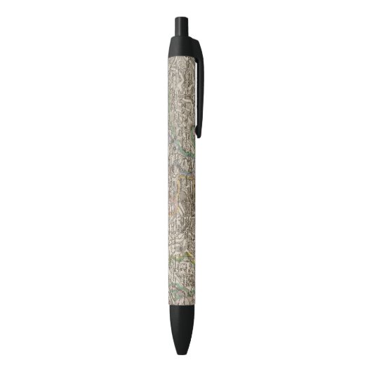 Zwitserland Zwarte Inkt Pen (Achterkant (Verticaal))