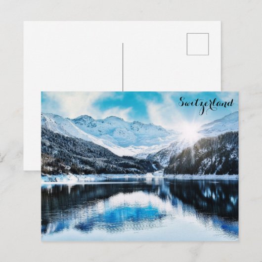 Zwitserland Zwitserland Alps Reisfoto Briefkaart (Voorkant / Achterkant)