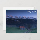 Zwitserland Zwitserland Alps Reisfoto Briefkaart (Voorkant / Achterkant)
