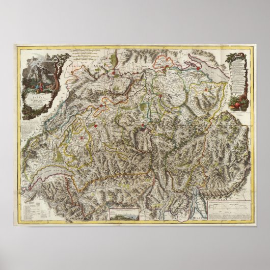 Zwitserland - Zwitserland Poster (Voorkant)