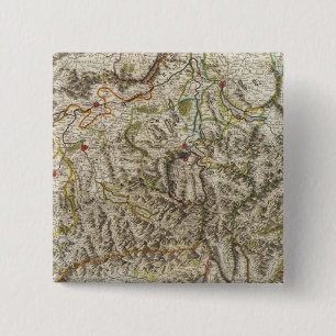 Zwitserland - Zwitserland Vierkante Button 5,1 Cm