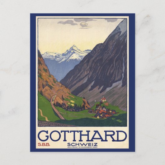 Zwitserland Zwitserland Zwitserland Zwitserland — Briefkaart (Voorkant)