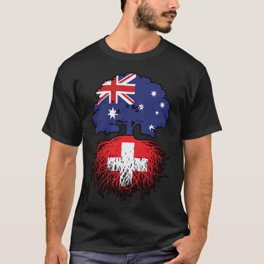 Zwitserland Zwitsers Australisch - Australië - boo T-shirt (Voorkant)
