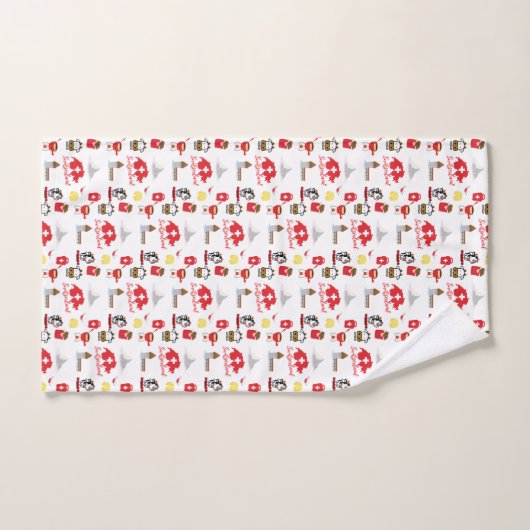 Zwitserland - Zwitsers model voor reissouvenirs Bad Handdoek (Handdoek)