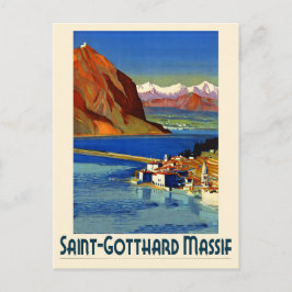 Zwitserland Zwitsers Poster voor het reizen van re Briefkaart