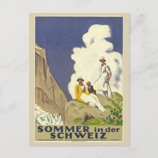 Zwitserland Zwitserse Alpen Zomerreizen Briefkaart (Voorkant)