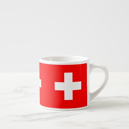 Zwitserland - Zwitserse vlag Espresso Kop (Rechts)
