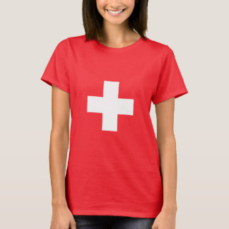Zwitserland - Zwitserse vlag T-shirt