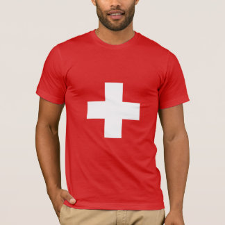 Zwitserland - Zwitserse vlag T-shirt