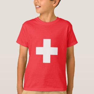 Zwitserland - Zwitserse vlag T-shirt