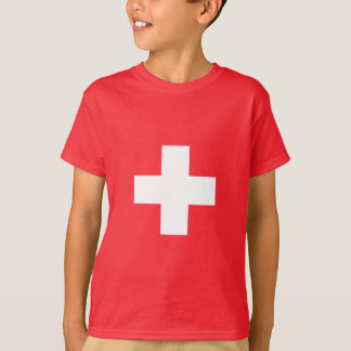 Zwitserland - Zwitserse vlag T-shirt