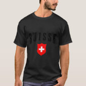 Zwitserland Zwitserse vlag Zwitserland T-shirt (Voorkant)