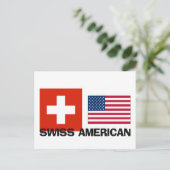 Zwitsers Amerikaans Briefkaart (Staand voorkant)