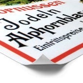 Zwitsers Bazel - alpenfestival dat het oude reizen Poster (Hoek)